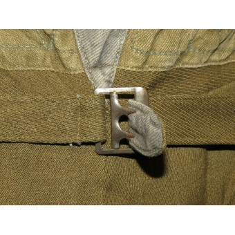 Pantalones de servicio de campo del Ejército Rojo. Lend Lease lana diagonal de Estados Unidos hizo. Espenlaub militaria