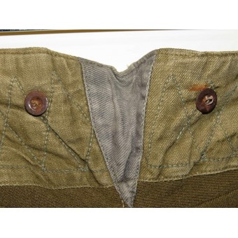 Puna -armeijan kenttäpalvelun housut. Lainaa vuokraus Yhdysvaltain diagonaalista villaa. Espenlaub militaria
