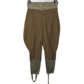 Pantaloni di servizio dell'esercito RKKA in lana USA del 1945 anno segnato
