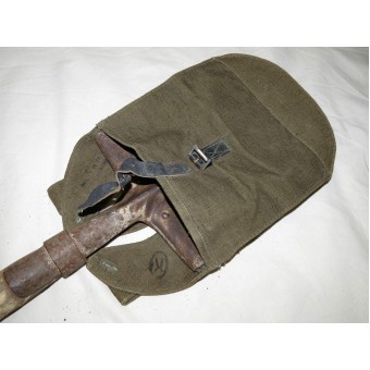 Russian big sappers shovel- BSL, pouch. War time circa 1942. Espenlaub militaria