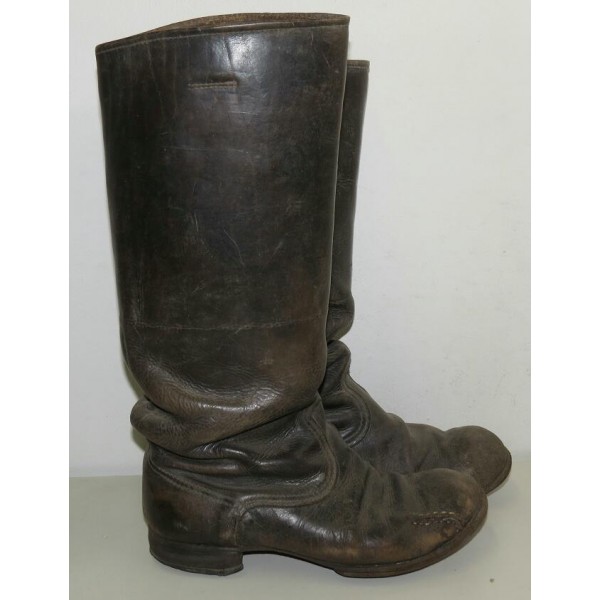 Soviet pre WW2 tleather long boots in 