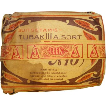 Periodo di tabacco PORRO WW2 realizzato in Estonia occupata. Espenlaub militaria