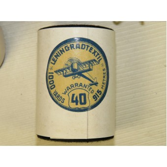 Катушка ниток, довоенный год выпуска, размер 40. Сделано в СССР. Espenlaub militaria