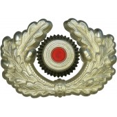 Wehrmacht Heer Aluminum wreath cockade for visor hat