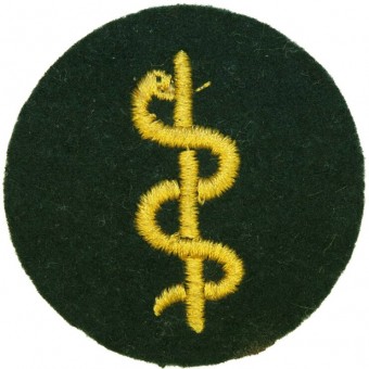 Нарукавный знак служащего военно-санитарной службы Вермахта. Espenlaub militaria