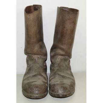 WW2 Infantry long boots - brown. Espenlaub militaria
