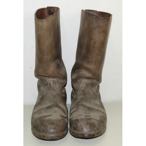 WW2 Infantry long boots - brown- Boots & Shoes