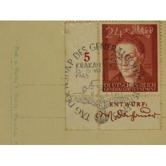 Première carte postale de jour Cracovie Tag Der NSDAP 13-15.. Espenlaub militaria