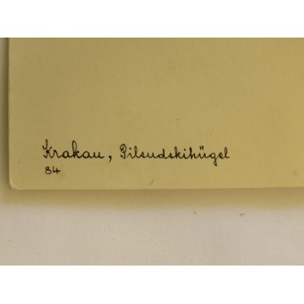 Открытка первого дня Краков Tag Der NSDAP 13-15 . 7. 1943. Espenlaub militaria