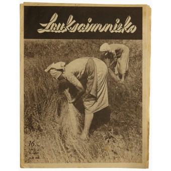 Le magazine de temps de guerre de Lettonie Lauksaimnieks, Août 1943. Espenlaub militaria