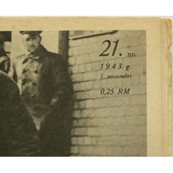 Lauksaimnieks, n ° 21 magazine en temps de guerre de Lettonie novembre 1943. Espenlaub militaria