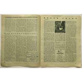 Апрель 1943 № 7-8 Латвийский журнал периода германской оккупации Luksaimnieks. Espenlaub militaria
