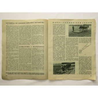 Lauksaimnieks, nr 7-8 rivista di guerra lettone aprile del 1943. Espenlaub militaria