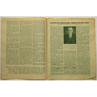 Septiembre del 1943. Lauksaimnieks revistas de Letonia, nr 17 edición. Espenlaub militaria