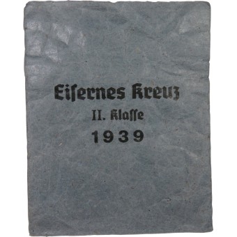 Наградной конверт под железный крест Eisernes Kreuz II. Klasse 1939 Deumer. Espenlaub militaria