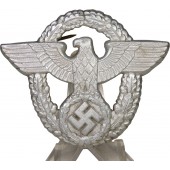 3. Reich Polizeikranz für Kopfbedeckung, Aluminium GBM