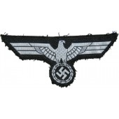 Aigle de poitrine allemand de la Seconde Guerre mondiale, fabriqué en Belgique, pour les enveloppes de Panzer.