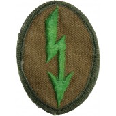 Sleeve trade patch for DAK uniforms- signals troops in the Gebirgsjäger