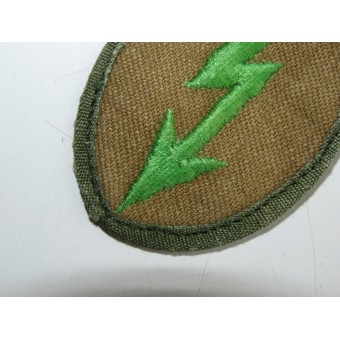 Ärmmärke för DAK-uniformer - signaltrupper i Gebirgsjägerna. Espenlaub militaria