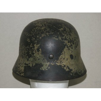 M 35 Doble calcomanía Wehrmacht Heer Normandía camo casco. Espenlaub militaria