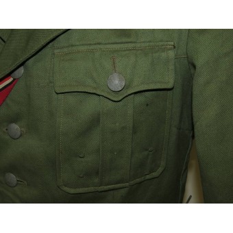 M 40 tropisk tunika för löjtnant i Geb Jag Rgt 91. Espenlaub militaria