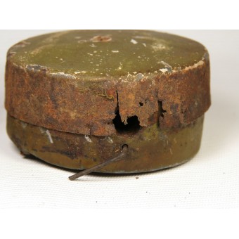 Mine anti personnelle M 41, produit uniquement à Leningrad bloqué. Type de Selyankin. Désactivé.. Espenlaub militaria