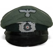 Chapeau à visière de la Wehrmacht Heer - Schirmmütze pour l'infanterie