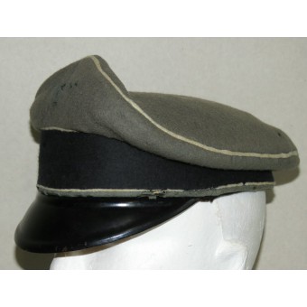 Wehrmacht Heer or Waffen SS infantry visor hat with black band. Espenlaub militaria