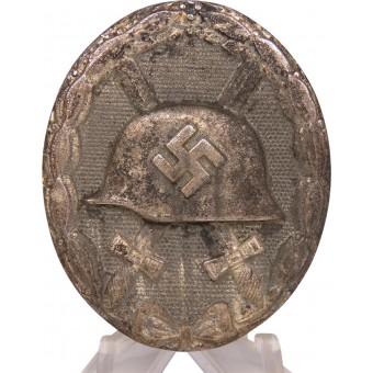 1939 argento ferita badge - Rudolf Wächtler & Lange Mittweida. Contrassegnato con PKZ 100. Espenlaub militaria