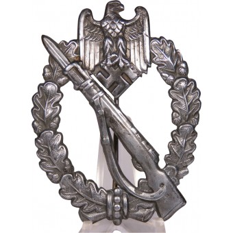 B.H. Mayer, lordose Infanteriesturmabzeichen in Silber. Espenlaub militaria