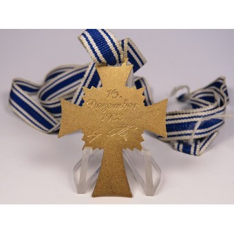 Cross of the German mother in Gold. Mint. Espenlaub militaria