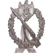 Infantry assault badge in silver Ernst L Muller
