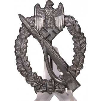 Infanteriets överfallsmärke i silver R.S-Rudolf Souval. Espenlaub militaria