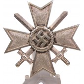 KVK I-1939 with swords, silvered brass. PKZ 84 Carl Poellath