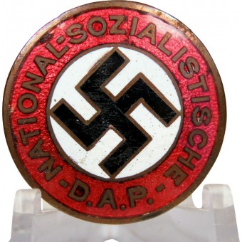 NSDAP distintivo membro del partito, i primi GES. problema GESCH. Espenlaub militaria