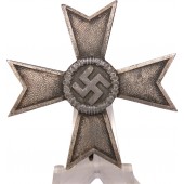 Ungestempeltes Kreuz KVK I - 1939. Versilbertes Zink