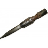 Bayonet for the German K98 rifle. Matching numbers COF 42