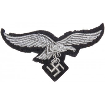 Alistado filas Luftwaffe águila de pecho en la base de fieltro. Espenlaub militaria