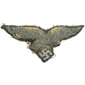Águila de pecho de oficial bordada a mano por la Luftwaffe