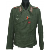 Spätes Wehrmachts-Stug Jacke. Italienische Wolle gemacht