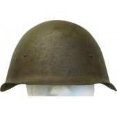 Rode leger SSh-40, 1944 Stalen helm. Lyswa