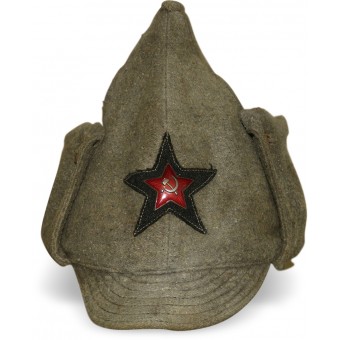 Winter Hat Budenovka M1939. Baize gemaakt. Espenlaub militaria