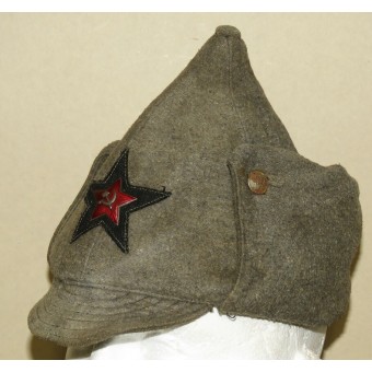 Winter hat budenovka M1939. Baize made. Espenlaub militaria