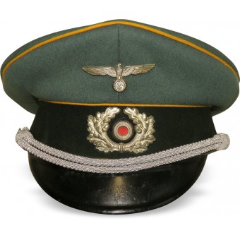 Wehrmacht kavalleri eller pansar spaning visirhatt. Espenlaub militaria
