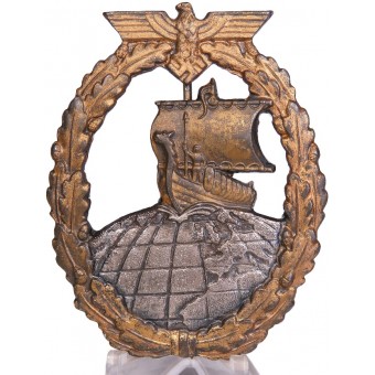 Нагрудный знак кригсмарине Hilfskreuzer-Kriegsabzeichen R.S.. Espenlaub militaria