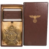 NSDAP Dienstauszeichnung in premio di bronzo, M 1/142 RZM: Josef Hillerbrand