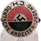 Pre 1935 Una insignia HJ temprana GES.GESCH