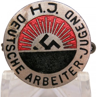 Vor 1935 Ein frühes HJ-Abzeichen GES.GESCH. Espenlaub militaria