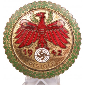 Tirol -Vorarlberg Pistol - Gaumeisterabzeichen 1942 in goud. Espenlaub militaria
