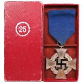 Treuedienst-Ehrenzeichen 2.Stufe für 25 Jahre 1938 Josef Rücker & Sohn